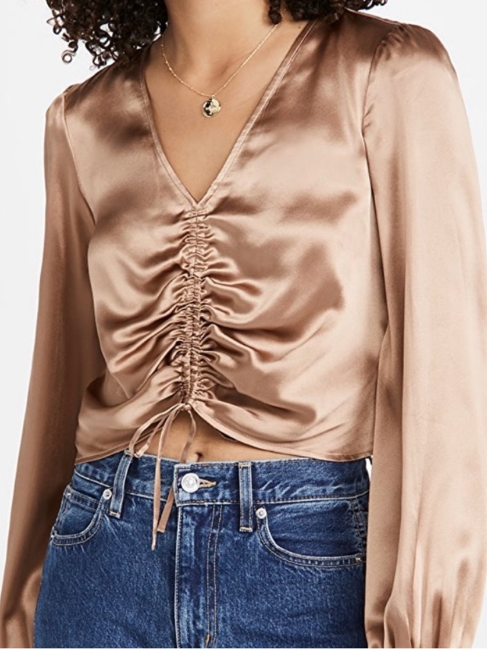 Reformation 100% Silk Top